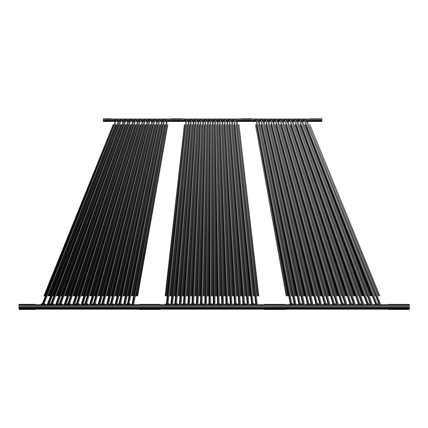 Solar Pool Heater, 4 x 24 ft HDPE Pool Heating System - Durable & Weather-Proof, with Complete Accessories, Universal Solar Pool Panel–Raises Water Temperature, for Aboveground & Inground Pool