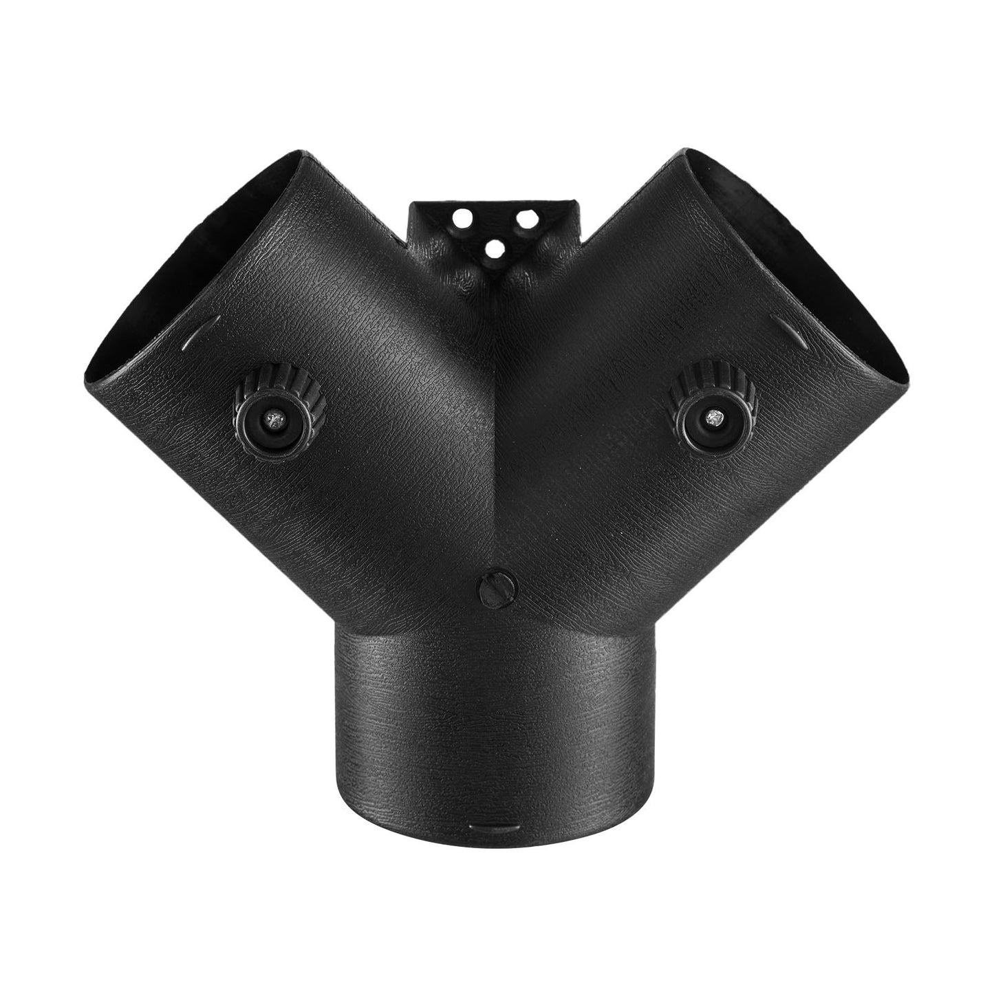 Diesel Heater Pipe Duct Vent Kit, 75mm Heater Pipe Warm Air Outlet Vent Set with Y-Shaped Connector & Air Duct Clamps, Parking Heaters Air Ducts Vent Kit for 2KW 5KW 8KW Diesel Heaters, Black