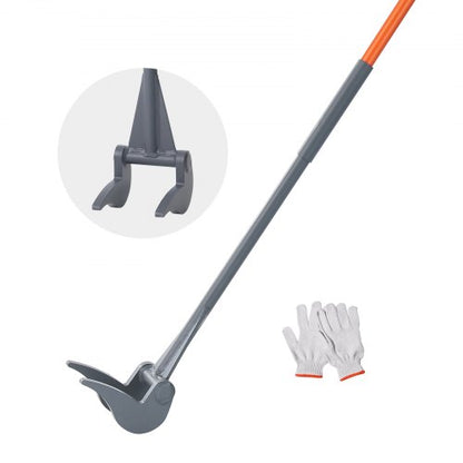 Pallet Buster, 127 cm Handle, 907.2 kg Weight Capacity, Q235 Carbon Steel, Heavy Duty Deck Wrecker Demolition Wood Pallet Tool Breaker Pry Bar Puller for Efficient and Effortless Board Removal