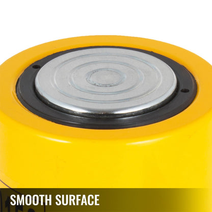 Hydraulic Cylinder Jack, 20 Ton Solid Ram Hydraulic Cylinder, 6 Inch Stroke Single Acting Hydraulic Cylinder, with Quick Connector Portable Hydraulic Solid Jack Hydraulic Lifting Cylinders