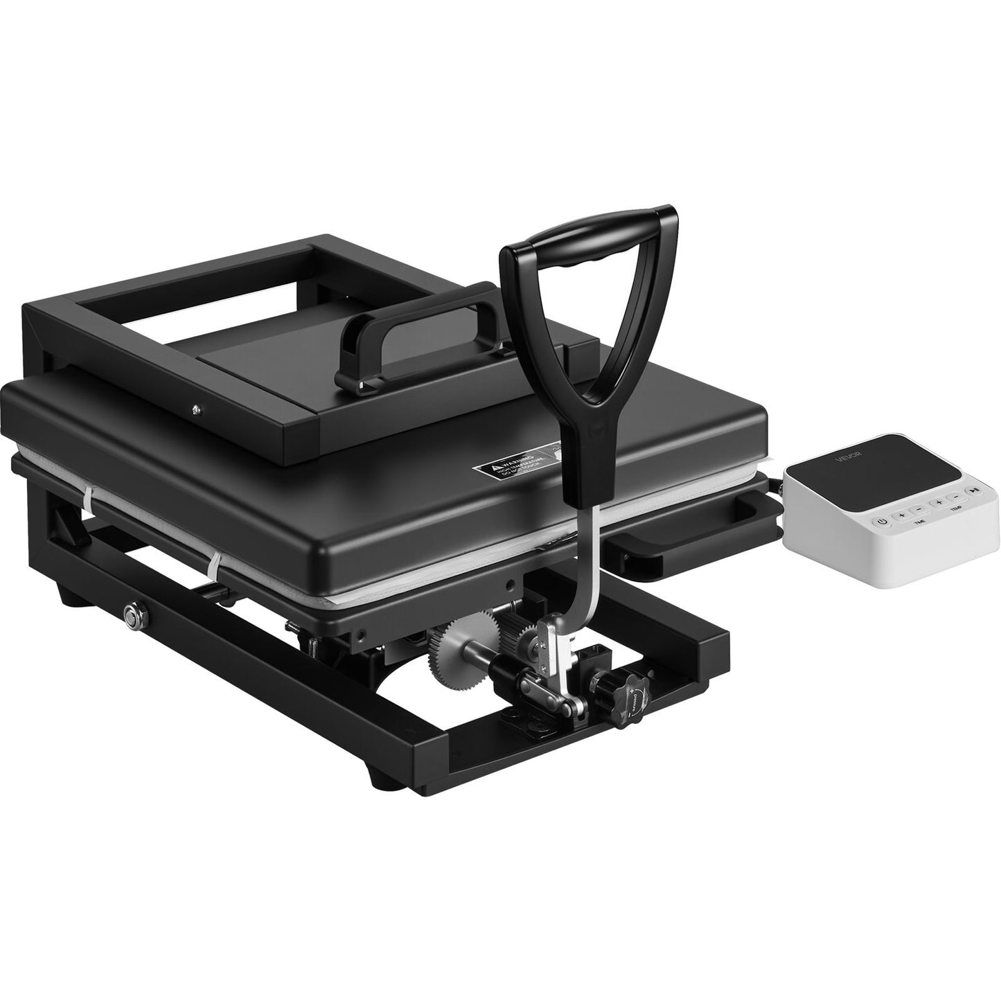 Hybrid Heat Press, 380 x 380 mm, 5-in-1 Multifunction, Heat Up Fast and Even, All-New Patented Design, Easy to Control, Sublimation Press Machine for T-shirts/Mugs/Tumblers/Caps/Plates, Black