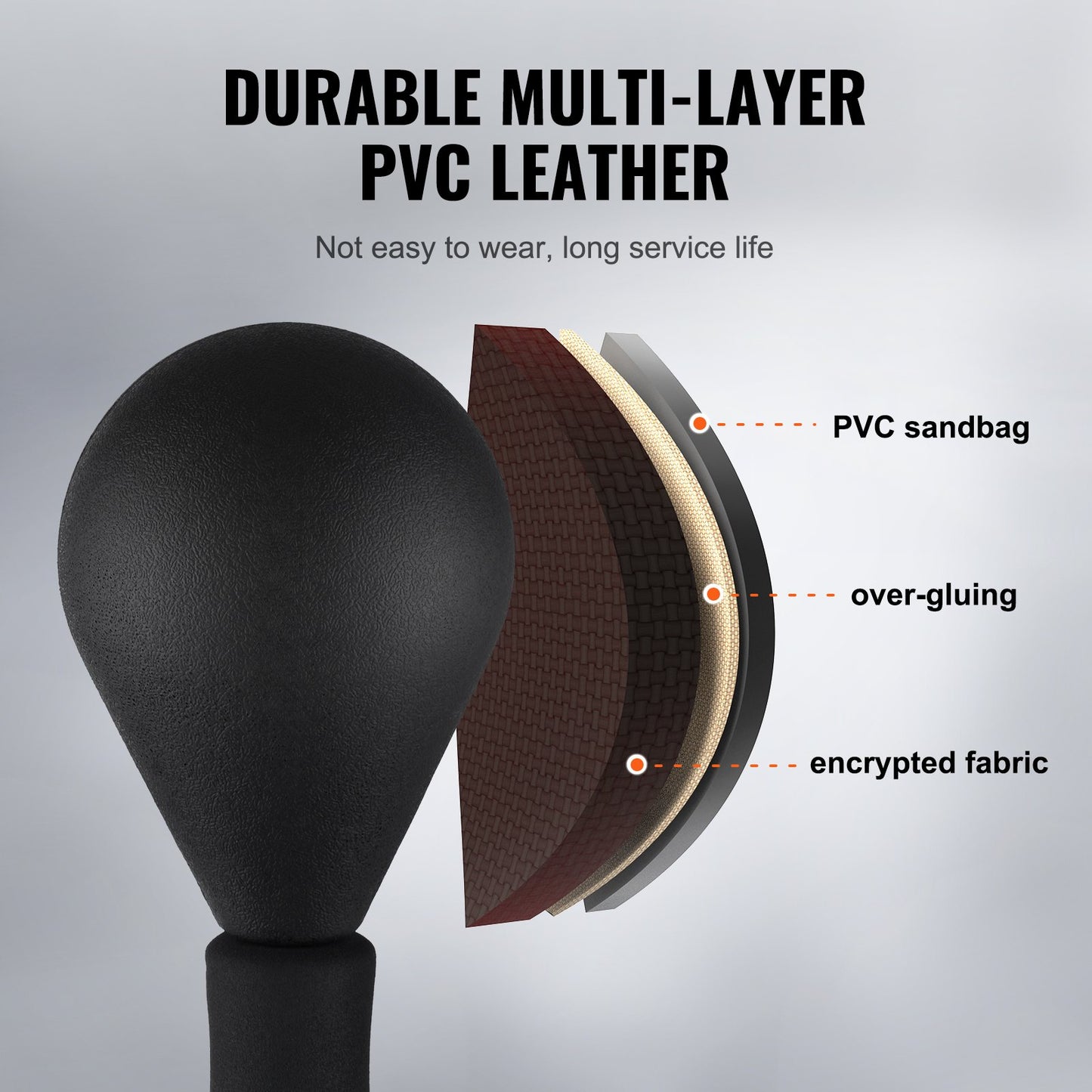 Punching Bag, Reflex Boxing Bag for Teens & Adults, Height Adjustable Free Standing Strike Bag Set with Boxing Gloves & Stand, Speed Bag for Training, Boxing Equipment, Stress Relief & Fitness