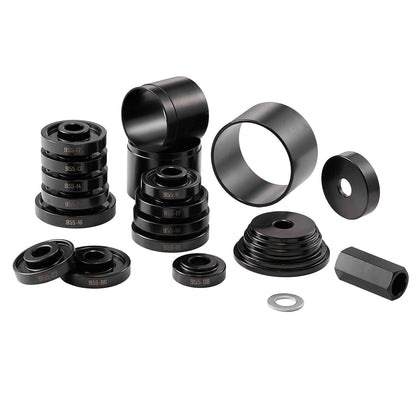 Wheel Bearing Press Kit, 23 PCS FWD Bearing Puller Tools, for Front Wheel Drive Bearing Removal and Installation, Wheel Bearing Tool with Sliding Screw, Bushings, Sleeve Plates, Storage Case