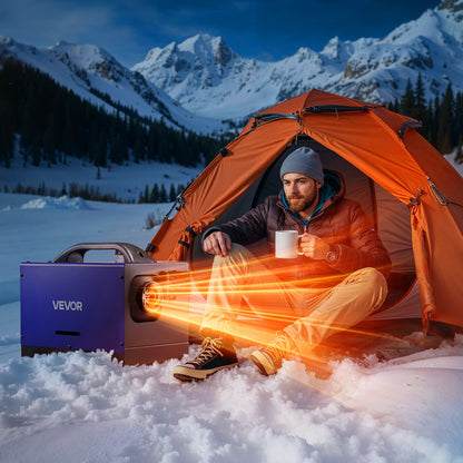 Diesel Heater, 12-24V 8KW, All in One Portable Diesel Air Heater with Remote Control and LCD Display, Fast Heating Low Noise, 5 L Fuel Tank for Vehicles, RVs, Vans, Tractors and Trucks