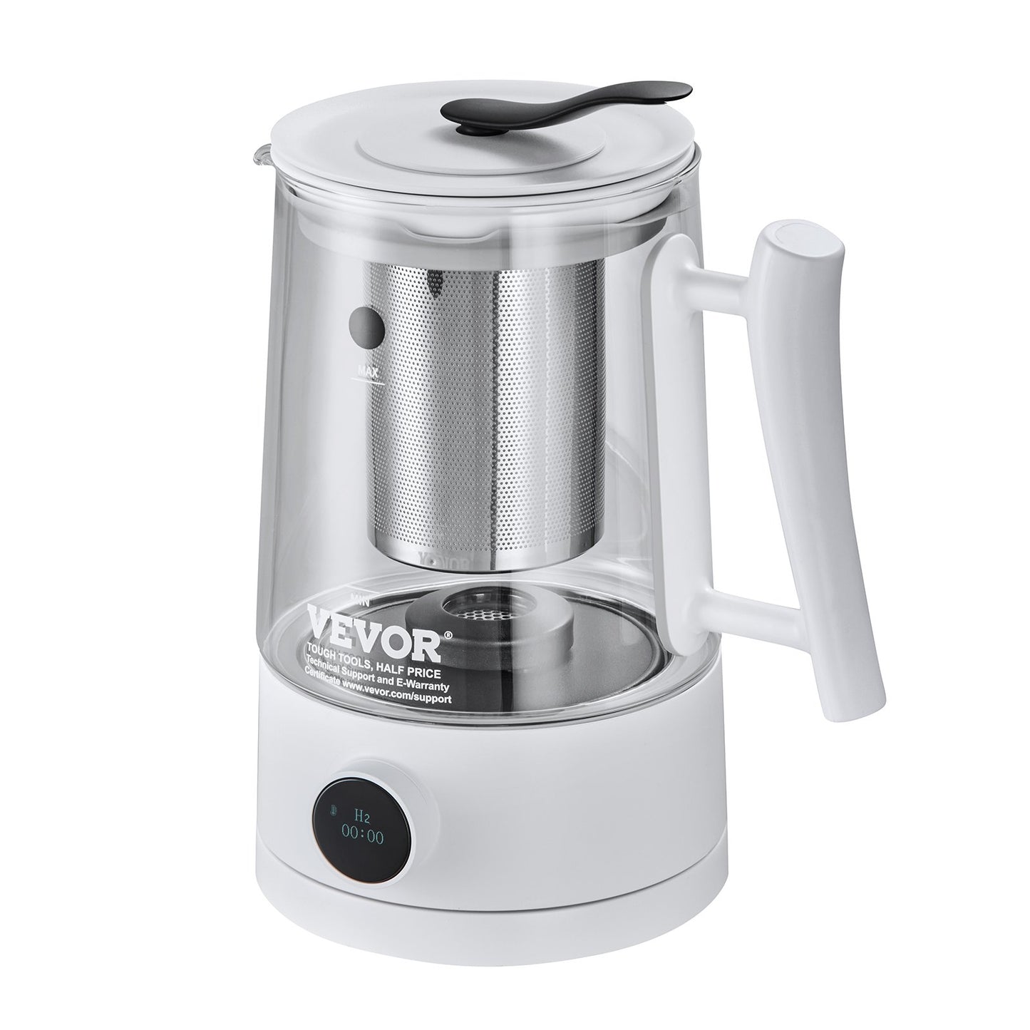 Hydrogen Water Pitcher Generator, 1.5 L / 52.8 oz Large Capacity Hydrogen Generator Water Kettle, SPE and PEM Technology, Hydrogen Rich Water Ionizer Machine for Brewing Coffee or Tea