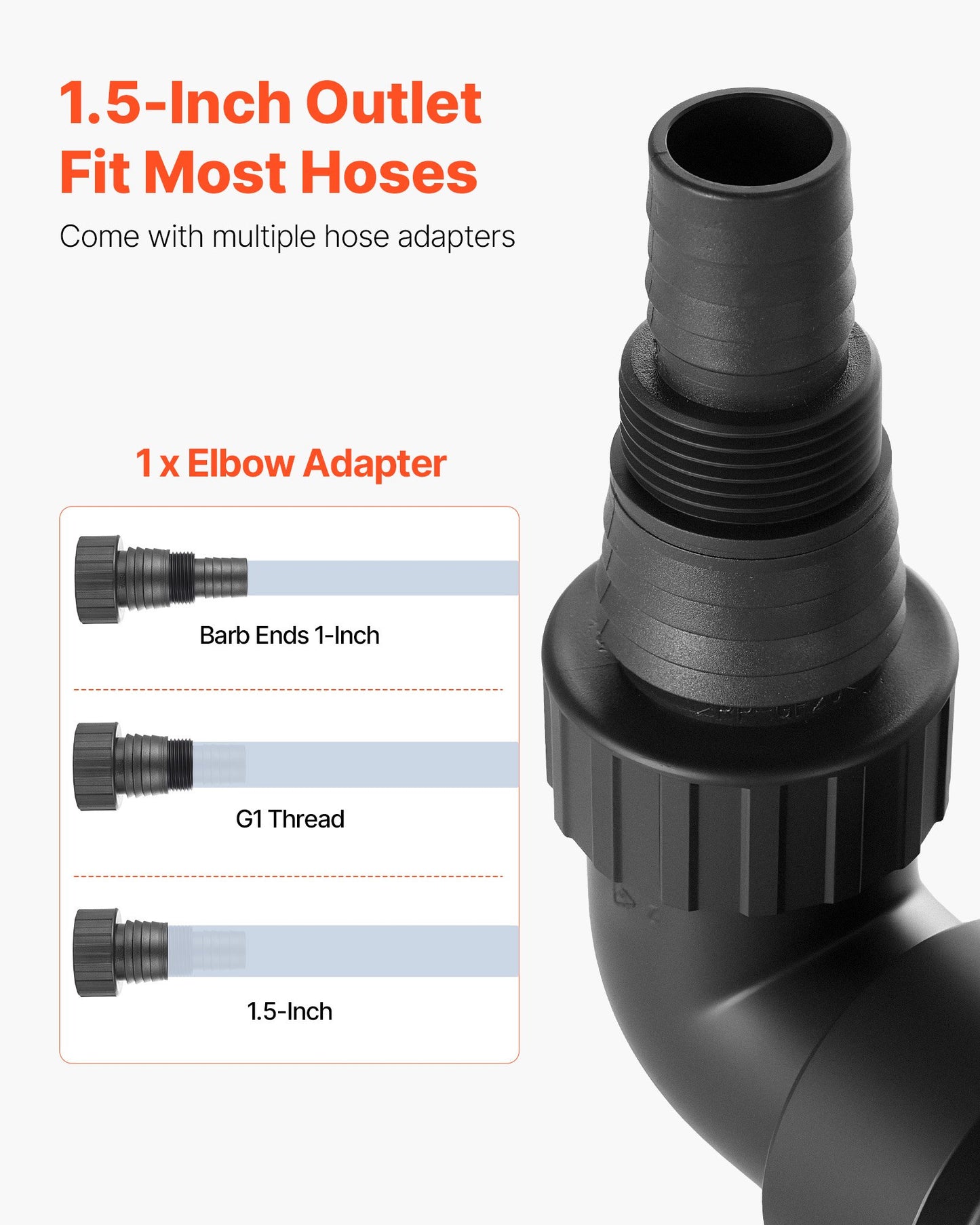 710W Submersible Sump Pump, 20000 L/H, Stainless Steel Submersible Sewage Dirty Clean Water Pump with Automatic Float Switch, Long Cord, 9M Max Lift, for Pools, Garden, Pond, Flooded Areas