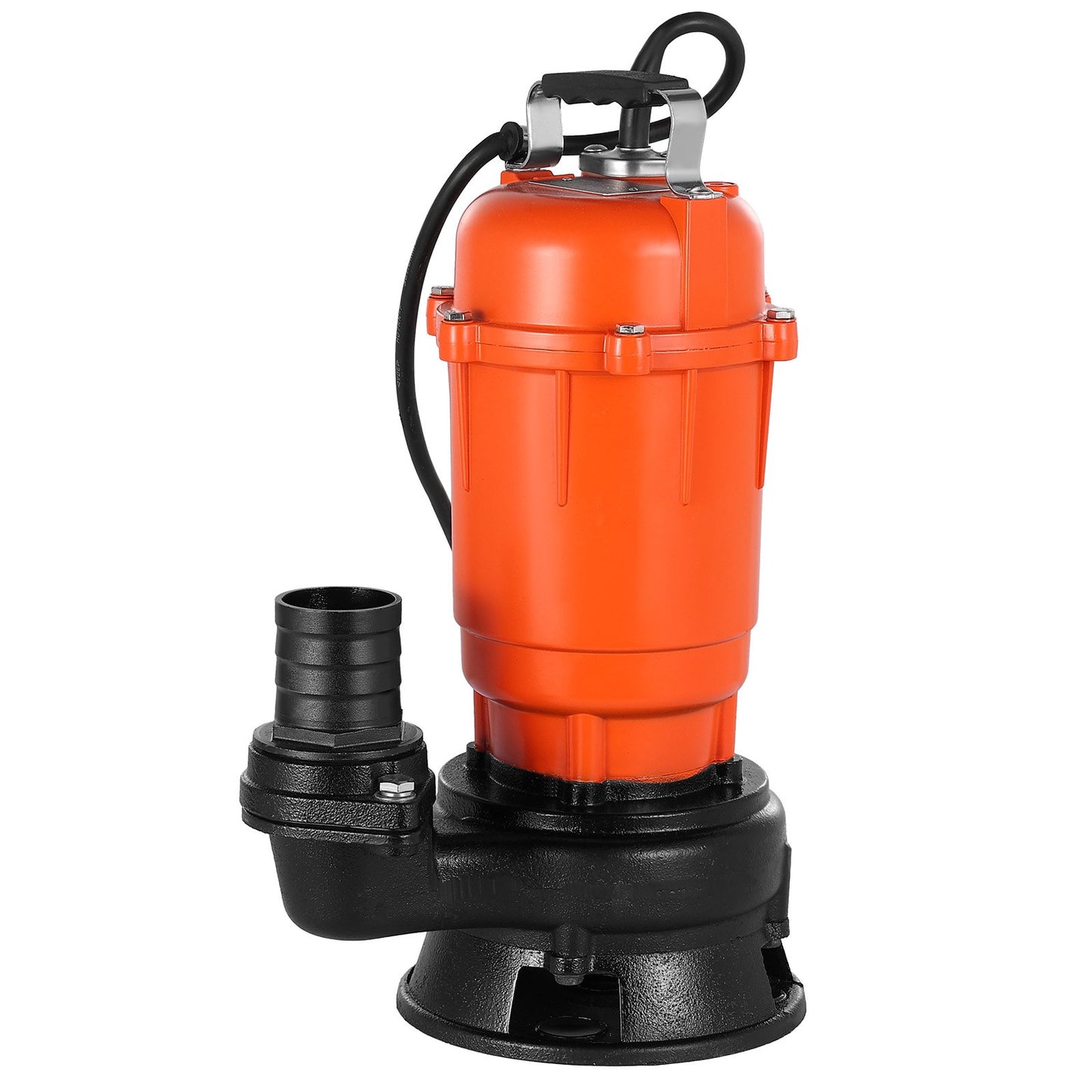 550W Submersible Trash Pump, 18000 L/H, Cast Iron Submersible Sump Sewage Pump with 2 in Discharge, 10M Max Lift, Draining Dirty Clean Water, for Pools, Garden, Pond, Basement, Flooded Areas