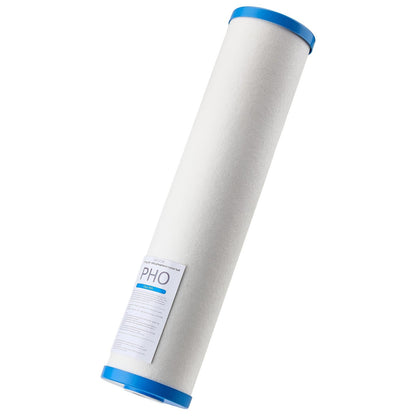 Ersatzkartusche für Hauswasserfilter, 11 x 51 cm (4,5" x 20") Polyphosphat-Kalkschutzfilter für Hauswasserfiltersysteme, reduziert Chlor, Geschmack und Geruch, beugt Korrosion vor