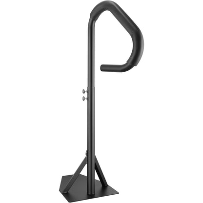 Hot Tub Handrail, 360 Rotatable Spa Side Handrail with 88.9-144.8 cm Adjustable Height, Rust-proof Aluminum Spa Step Hot Tub Hand Rail with Slide-Under Mount Base for Indoor & Outdoor, 272.2 kg Capacity