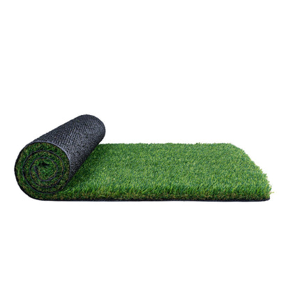 Artifical Grass, 1.2 x 1.8 m Rug Green Turf, 35mmFake Door Mat Outdoor Patio Lawn Decoration, Easy to Clean with Drainage Holes, Perfect For Multi-Purpose Home Indoor Entryway Scraper Dog Mats