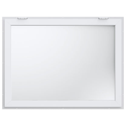 Concession Window for Food Truck, 48"x36" Aluminum Alloy Service Window, Up to 85 Degrees Serving Window with 4 Sliding Windows & Awning Door & Drag Hook, for Food Truck Concession Trailer