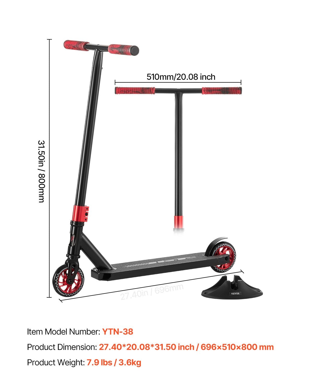 Stunt Scooter, Pro Complete Trick Scooters for Kids Ages 11-13 Years, Teens, Adults, Boys, and Girls, Freestyle Street Rider for Intermediate and Beginner, Double Layer Lightweight Aluminum Deck