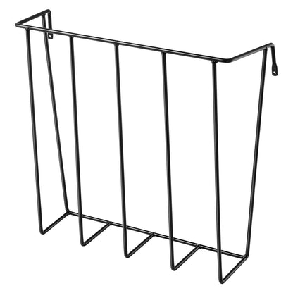 Livestock Hay Feeder, 24 Gallons Large Capacity, Heavy-Duty Steel Goat Hay Rack, 27'' Long Wall Mounted Horse Hay Holder, Multiple Sided Feeding Rack for Sheep Farm Livestock Indoor Outdoor