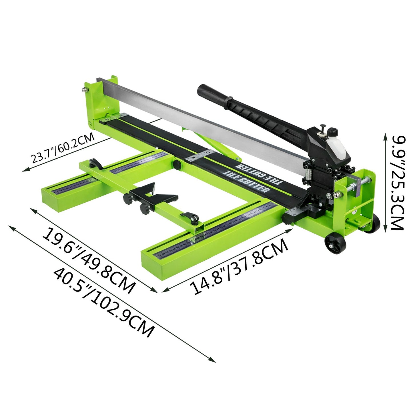 Tile Cutter 31.5-Inch Manual Tile Cutter 1.4-Inch Tile Cutting Machine Ceramic Porcelain Tile Cutter with Laser Guide All-Steel Frame and Bonus Spare Cutter Wheels Tile Cutter Hand Tool
