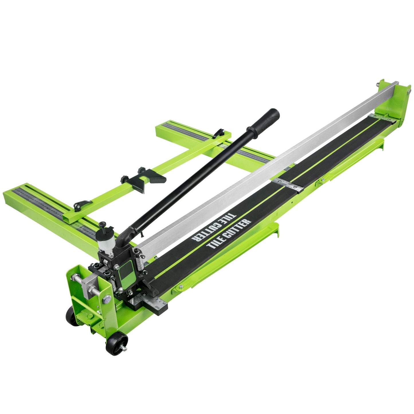 Tile Cutter 47-Inch Manual Tile Cutter 1.4-Inch Tile Cutting Machine Ceramic Porcelain Tile Cutter with Laser Guide All-Steel Frame and Bonus Spare Cutter Wheels Tile Cutter Hand Tool