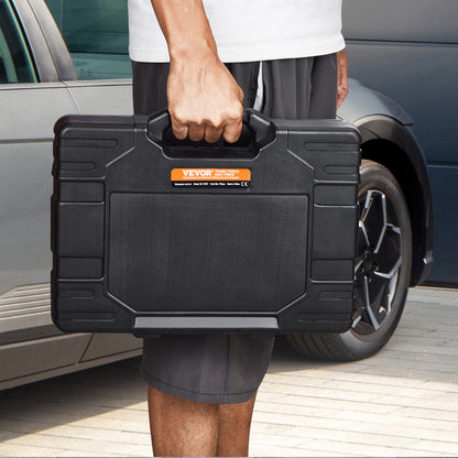 121-Piece Mechanics Tool Set, 1/4" 3/8" 1/2" Drive Sockets, SAE and Metric Mechanic Tool Kit with Bits, Wrenches, Ratchet Handle, Accessories, and Plastic Storage Case, for Automotive Repair