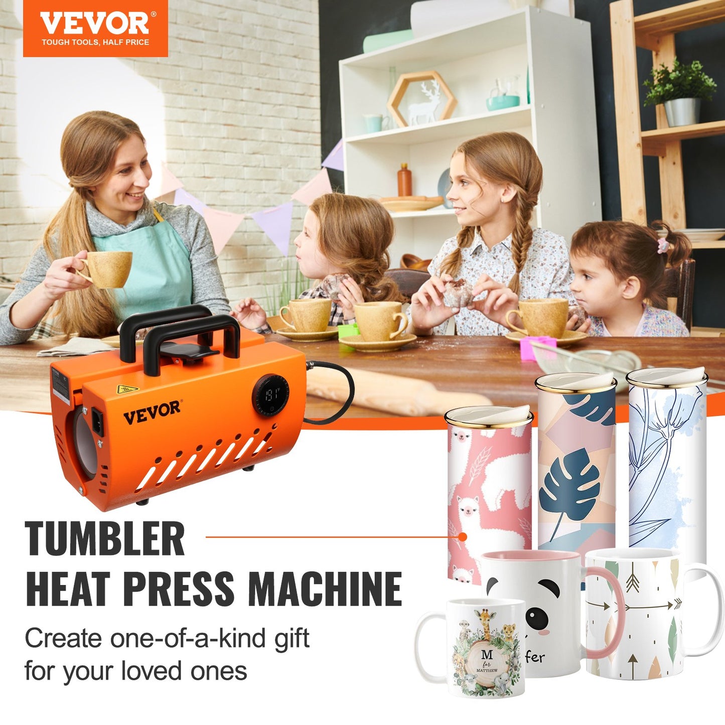 Mug Heat Press Tumbler Heat Press Machine Sublimation Blanks 11-15oz 30oz