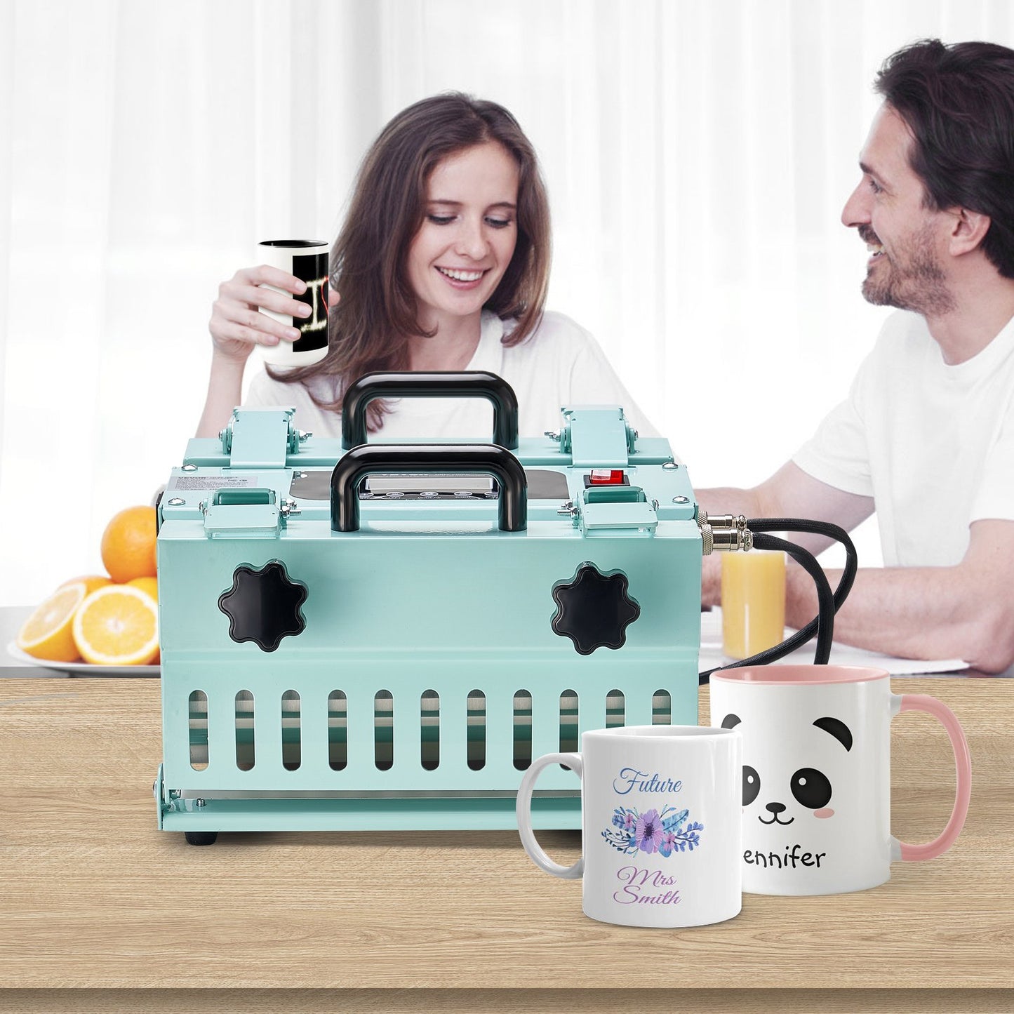 Tumbler Heat Press Machine 2 Station Heaters 311.8-850.5 g Mug Press Sublimation