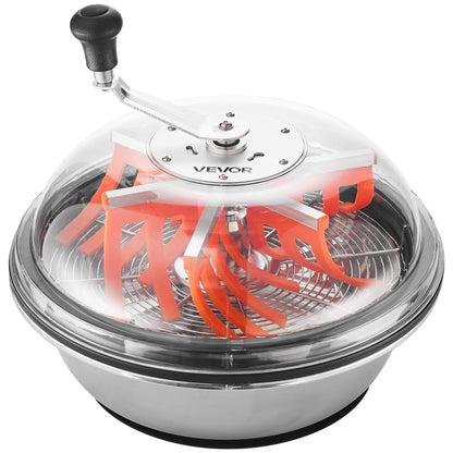 Bud Leaf Bowl Trimmer, 420 mm Manual Bud Trimmer, with Sharp Stainless Steel Blades, Visual Cutting, Wet & Dry Hydroponic Cutting Machine, Twisted Spin Cut for Plants Leaves Buds Flowers