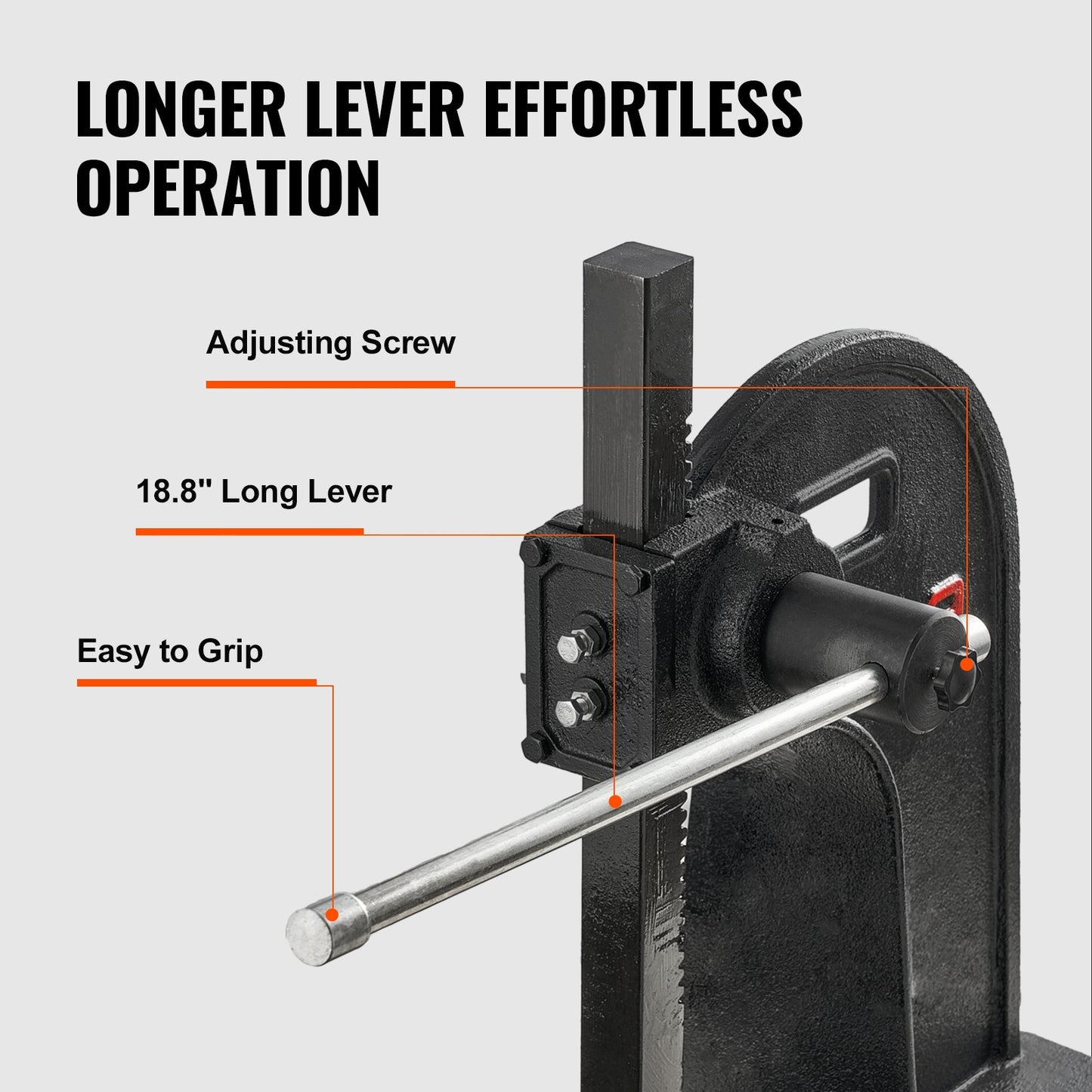 Arbor Press, 3 Ton Manual Arbor Press, 310 mm Maximum Height, Cast Iron Heavy-duty Manual Desktop Arbor Press, Precision Hand Press for Stamping, Bending, Stretching, Forming