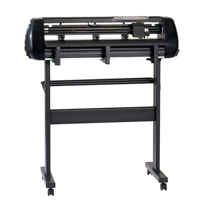 Vinylschneidemaschine, max. 720 mm Zufuhrbreite, Doppelklingen, einstellbare Kraft und Geschwindigkeit, LED-Display, Vinylplotter mit Signmaster-Software für Windows und macOS