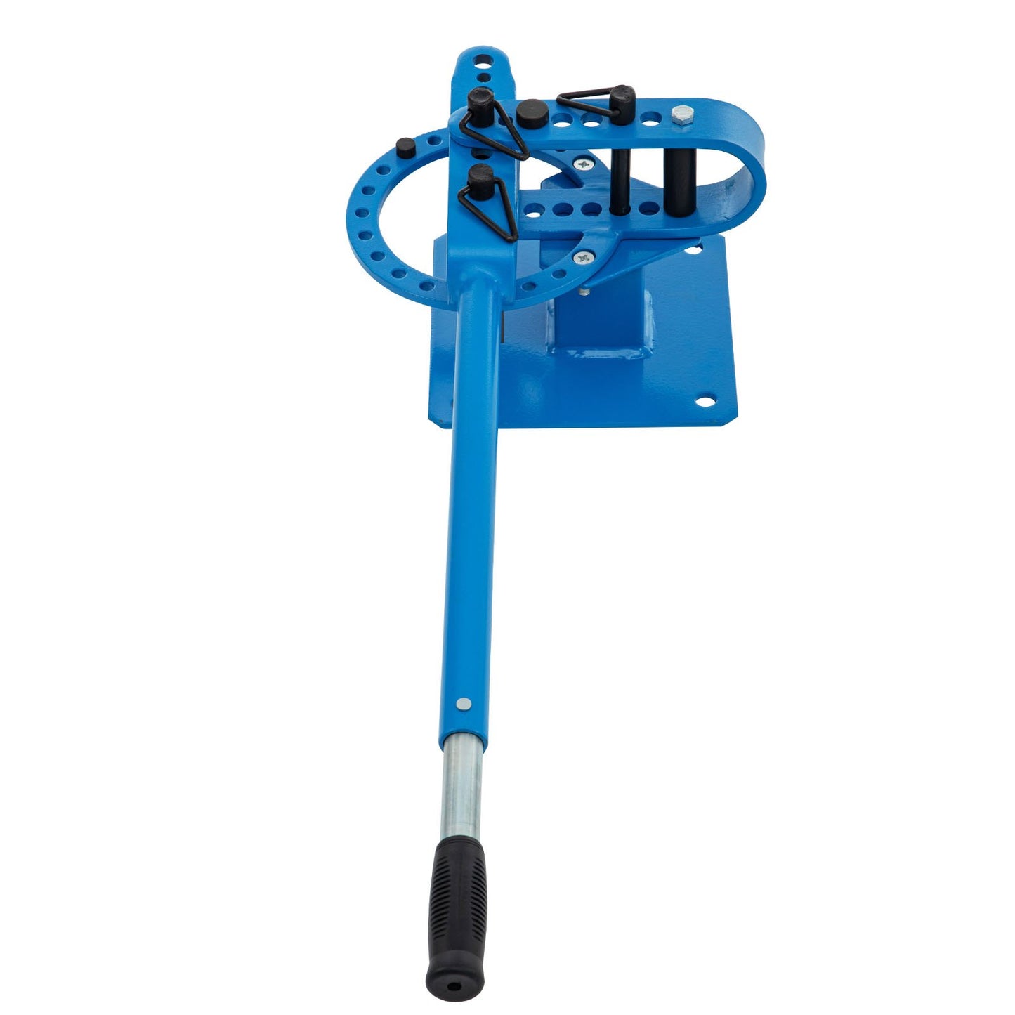 YP-9 Manual Bench Top Compact Bender Pipe Bending Machine 7 Dies 1-3inch Metal Fabrication Tube Rod Pipe Bender 44ft Mount Powdercoat Telescoping Handle Maximum 5/8 Thick 1-15/16inch Width