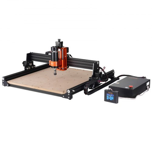 CNC Router Machine, 300W, 3 Axis GRBL Control Wood Engraving Carving Milling Machine Kit, 15.75 x 15.75 x 2.36 in / 400 x 400 x 60 mm Working Area 1200 RPM for Wood Acrylic MDF PVC Plastic Foam