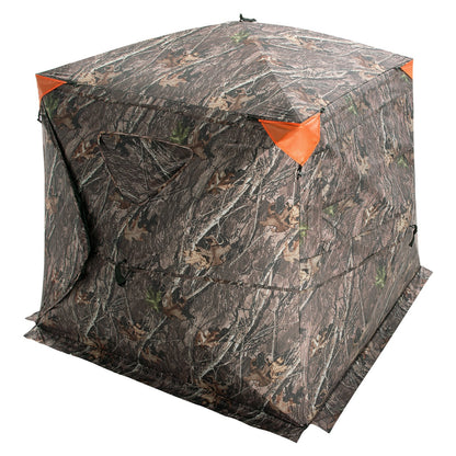 Hunting Blind 270° See Through Ground Blind One-Way Mesh for 4-5 Person