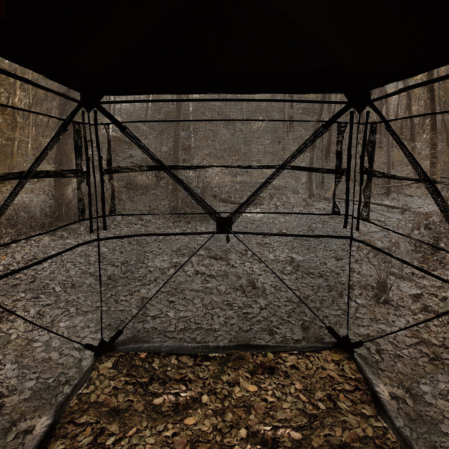 Hunting Blind 270° See Through Ground Blind One-Way Mesh for 1-2 Person