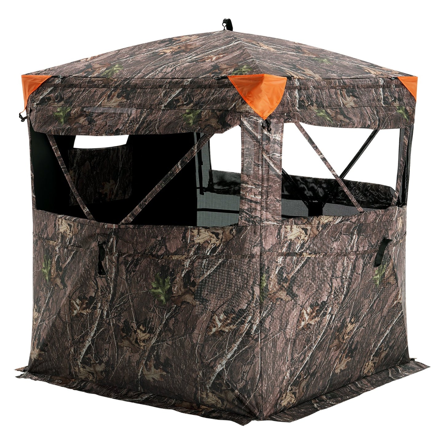 Hunting Blind 270° See Through Ground Blind One-Way Mesh for 1-2 Person