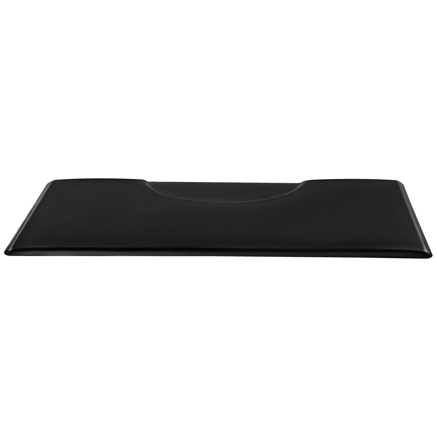 Salon Mat for Hair Stylist, 1525 x 915 mm Rectangle Salon Chair Mat Anti Fatigue, 23mm Thickened PVC + PU Barber Shop Floor Mat with Round Cut Out, Anti-Trip Beveled Edges & Non-slip Bottom