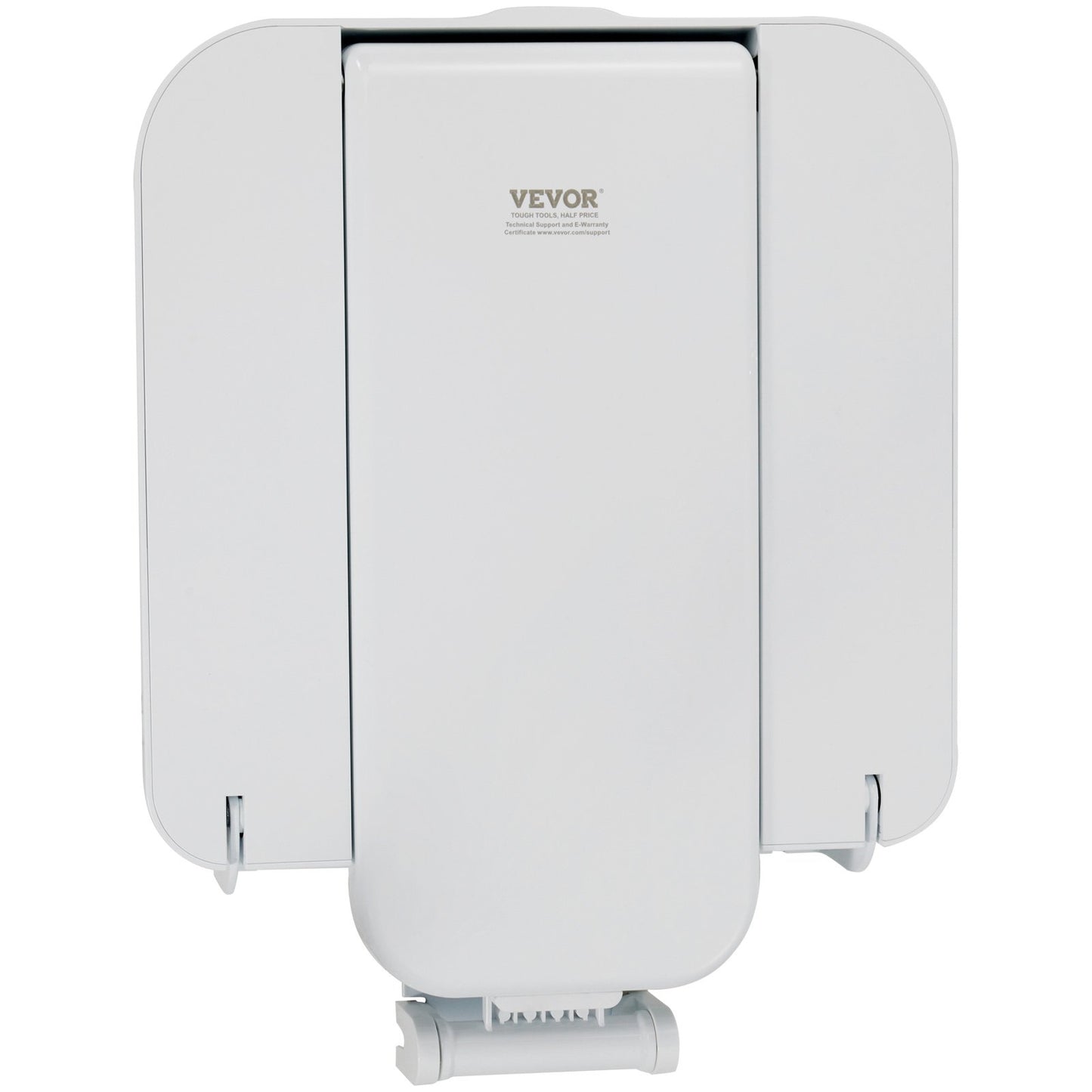 Folding ABS Shower Seat, 15.7'' x 16.7'' Unfolded, Wall Mounted Fold Up Shower Bench with 440 lbs Load Capacity, Space Saving Fold Down Shower Chair for Seniors Pregnant Women Children Adults