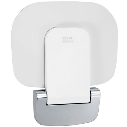 Folding Shower Seat 13.6"/34.5 cm x 12.8"/32.5 cm Wall Mounted Shower Bench 450 lbs/204.1 kg