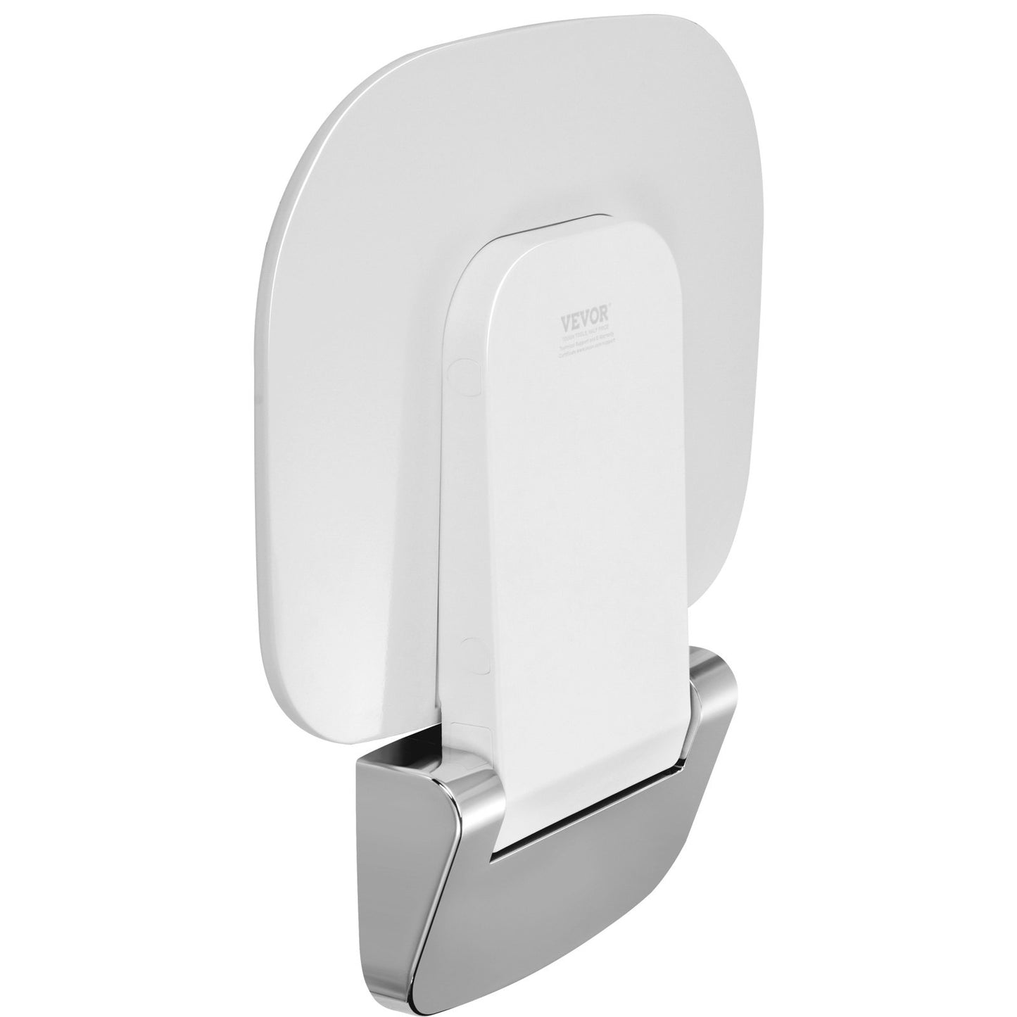 Folding Shower Seat 13.6"/34.5 cm x 12.8"/32.5 cm Wall Mounted Shower Bench 450 lbs/204.1 kg