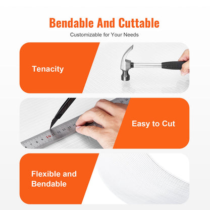 12er-Pack Polycarbonat-Gewächshausplatten, 61 x 122 x 6 mm Dachplatten, wasserdicht, UV-beständig, Wellkunststoff-Dachplatten, schlagfeste, transparente Dachplatten für Gewächshaus/Garten