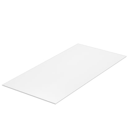 12er-Pack Polycarbonat-Gewächshausplatten, 61 x 122 x 6 mm Dachplatten, wasserdicht, UV-beständig, Wellkunststoff-Dachplatten, schlagfeste, transparente Dachplatten für Gewächshaus/Garten
