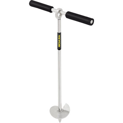 Sandanker, 45,7 cm lange Schnecke für Strand und Sandbank, Schraubanker aus Edelstahl 316 mit abnehmbarem Griff, Gummiseil und Tragetasche, für Jetski, PWC, Pontonboot und Kajak