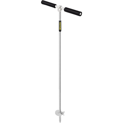 Sandanker, 91 cm lange Schnecke zum Einhängen in Strand und Sandbank, Schraubanker aus Edelstahl 316 mit abnehmbarem Griff, Gummiseil und Tragetasche, für Jetski, PWC, Pontonboot und Kajak