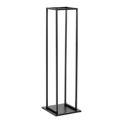 Brennholzregal für den Innenbereich, 33 × 32 × 112 cm, Holzstapelhalter, Tragkraft bis zu 45 kg, hoher Holzständer, pulverbeschichteter Stahl, robustes Holzregal für den Kamin