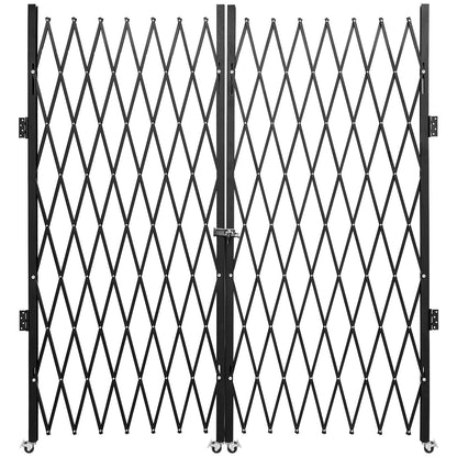 Double Folding Security Gate Folding Door Gate 310 × 154 cm(W × H)Scissor Gate