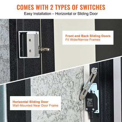 0.9m Commercial Indoor Air Curtain Super Power 2 Speeds 2038m³/h, UL Certified Wall Mounted Air Curtains for Doors, Indoor Over Door Fan with Heavy Duty Limit Switch, Easy-Install Unheated