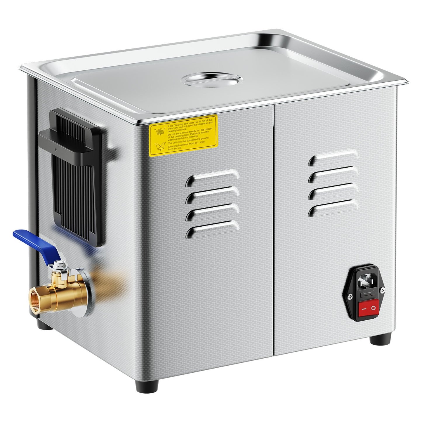 10L Ultrasonic Cleaner, Professional Ultrasonic Cleaner Machine with Cleaning Basket & Digital Display, 180W Stainless Steel 40kHz Cleaning Machine for Watches, Razors, Jewelry, Coins, and More