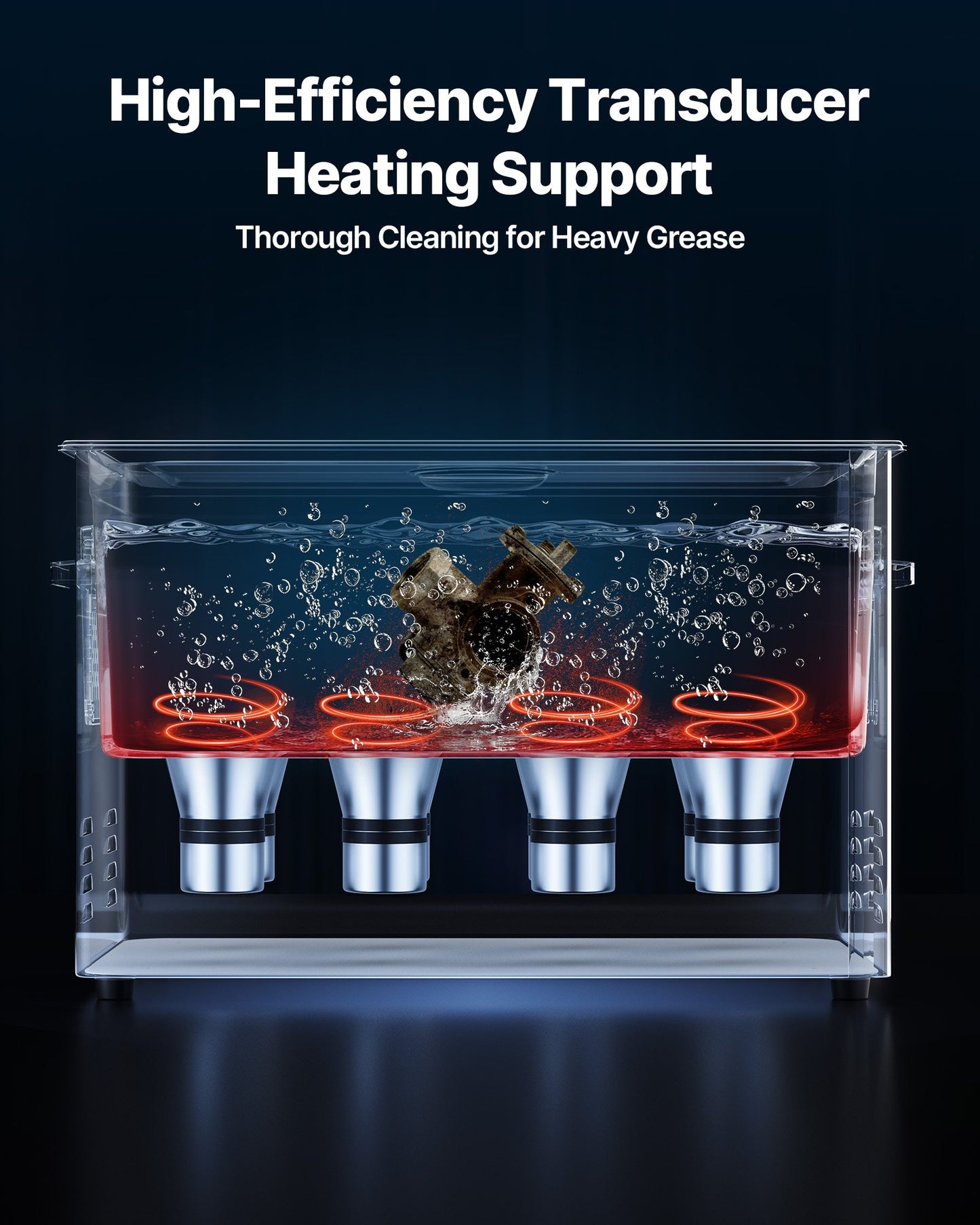 30L Ultrasonic Cleaner, Professional Ultrasonic Cleaner Machine with Cleaning Basket & Digital Display, 480W Stainless Steel 40kHz Industrial Cleaning Machine for Parts, Carburetors, Instruments