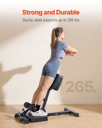 Sissy Squat Machine, Multi-Function Deep Sissy Squat Bench for Leg Muscle Training, Easy Setup & Foldable Core Waistline & Glute Workout Equipment, Leg Exercise Machine for Home Gym, Black