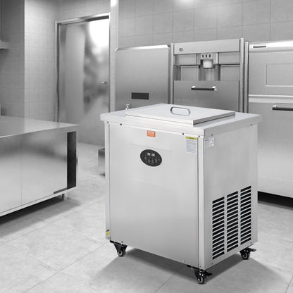 Gewerbliche Eismaschine, Einzelform-Set – 40-teilige Eismaschine, gewerbliche Eismaschine aus Edelstahl, Eis am Stiel-Maschine für Bars, Cafés und Milchtee-Läden