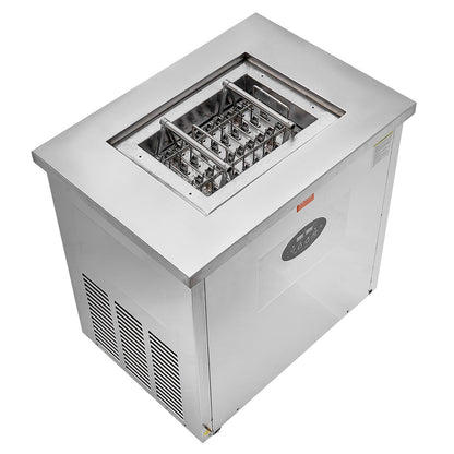 Gewerbliche Eismaschine, Einzelform-Set – 40-teilige Eismaschine, gewerbliche Eismaschine aus Edelstahl, Eis am Stiel-Maschine für Bars, Cafés und Milchtee-Läden