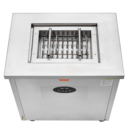 Gewerbliche Eismaschine, Einzelform-Set – 40-teilige Eismaschine, gewerbliche Eismaschine aus Edelstahl, Eis am Stiel-Maschine für Bars, Cafés und Milchtee-Läden