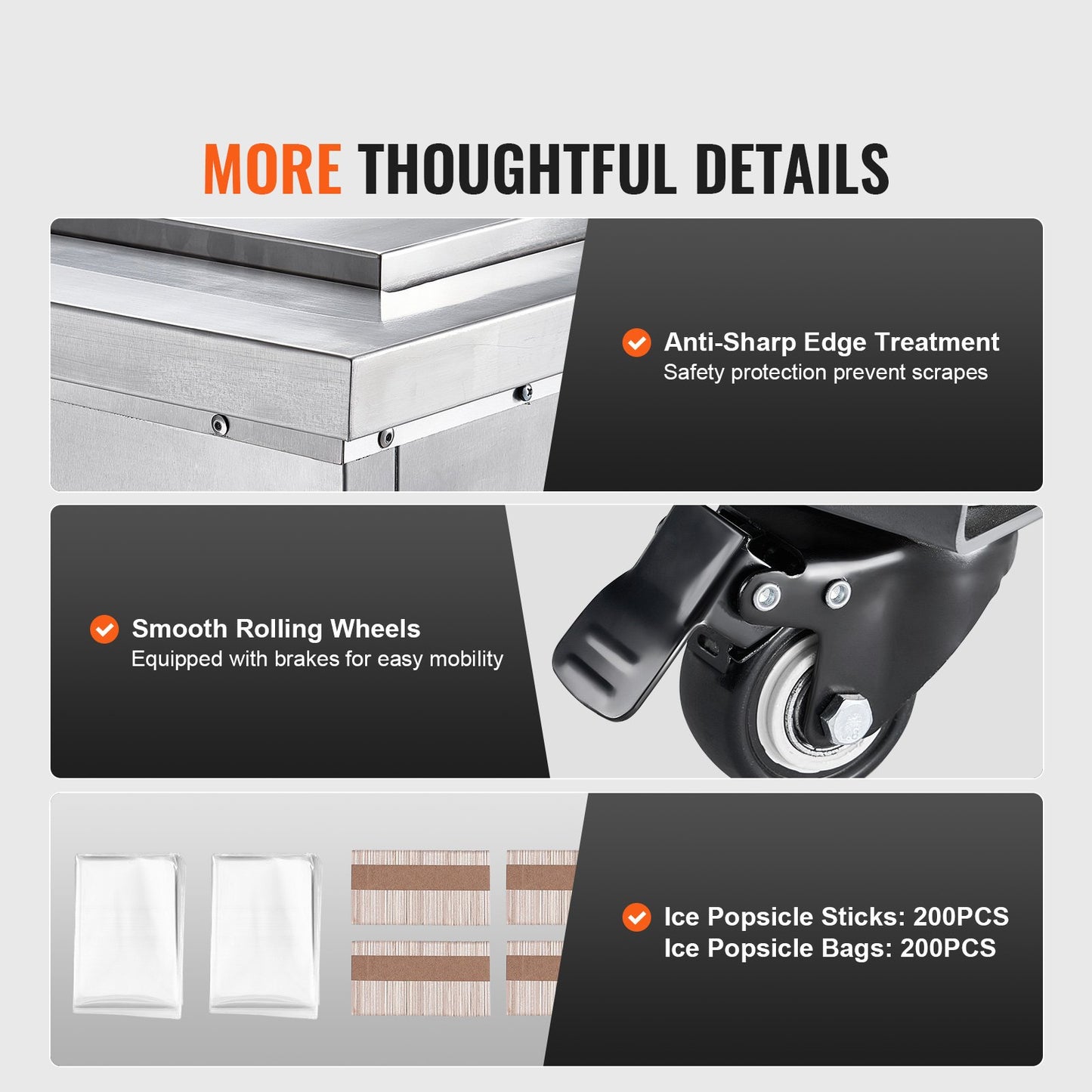 Commercial Popsicle Machine, 2 Mould Set - 52 PCS Ice Pops Making Machine, Stainless Steel Commercial Ice Lolly Maker, Ice Sticks Popsicle Machine for Bar, Cafes, Milktea Store (26PCS / Mould Set)