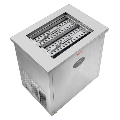 Commercial Popsicle Machine, 2 Mould Set - 52 PCS Ice Pops Making Machine, Stainless Steel Commercial Ice Lolly Maker, Ice Sticks Popsicle Machine for Bar, Cafes, Milktea Store (26PCS / Mould Set)