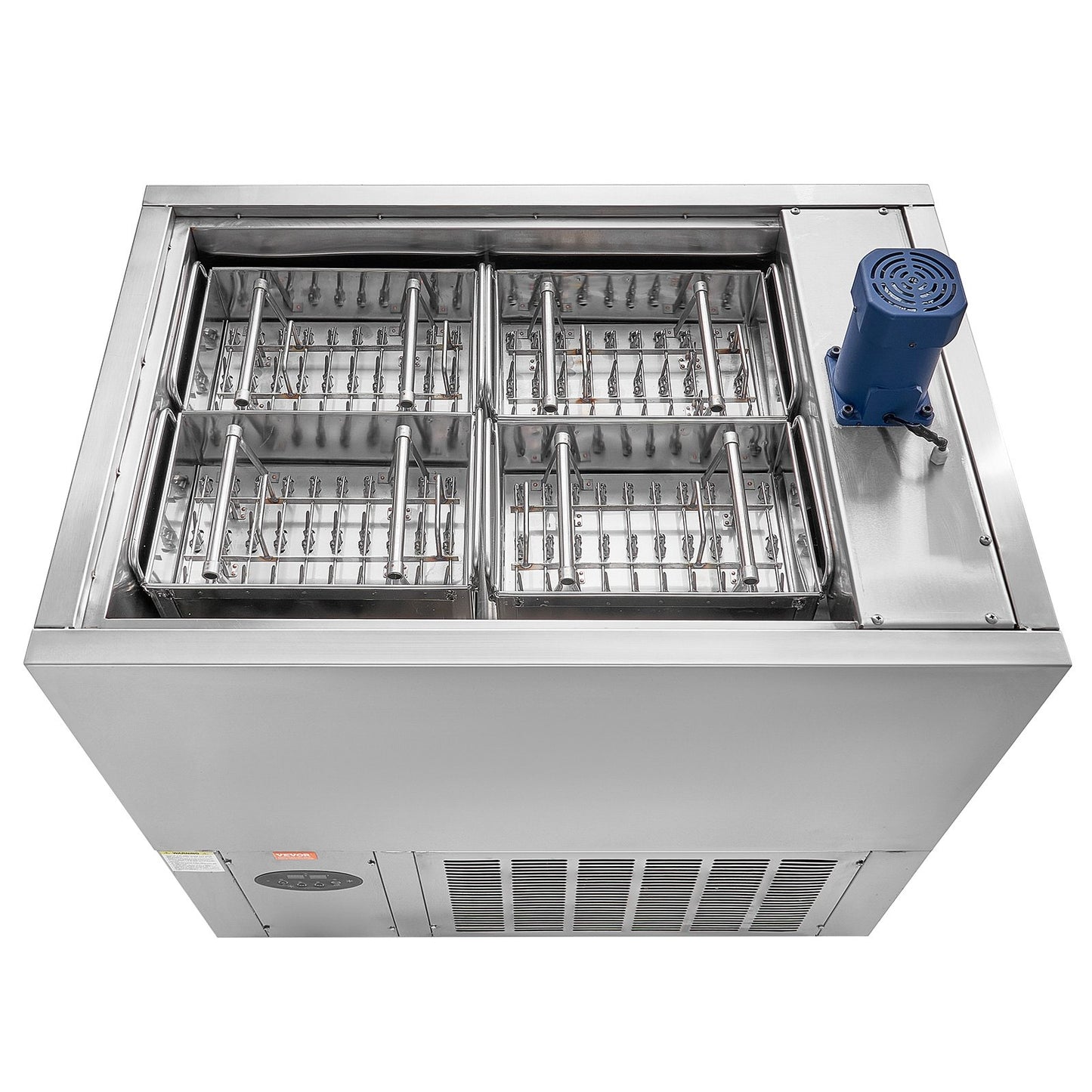 Gewerbliche Eismaschine, 4-teiliges Formenset – 120 Stück Eis am Stiel, Gewerbliche Eismaschine aus Edelstahl, Eis am Stiel-Maschine für Bars, Cafés, Milchtee-Läden (30 Stück / Formenset)